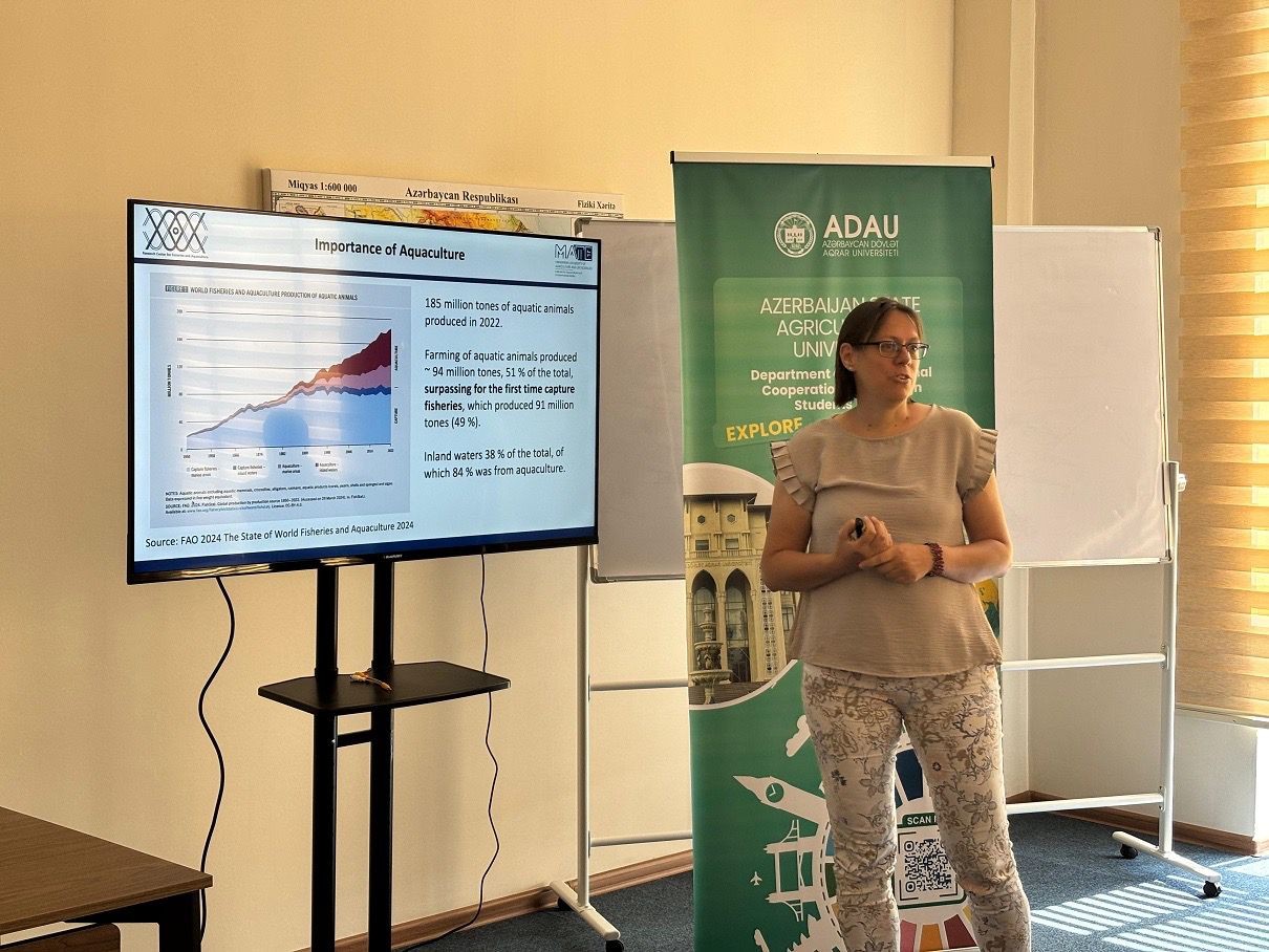 ADAU-da MATE professorları tərəfindən elmi-praktiki təlimlər keçirilib - FOTOLAR